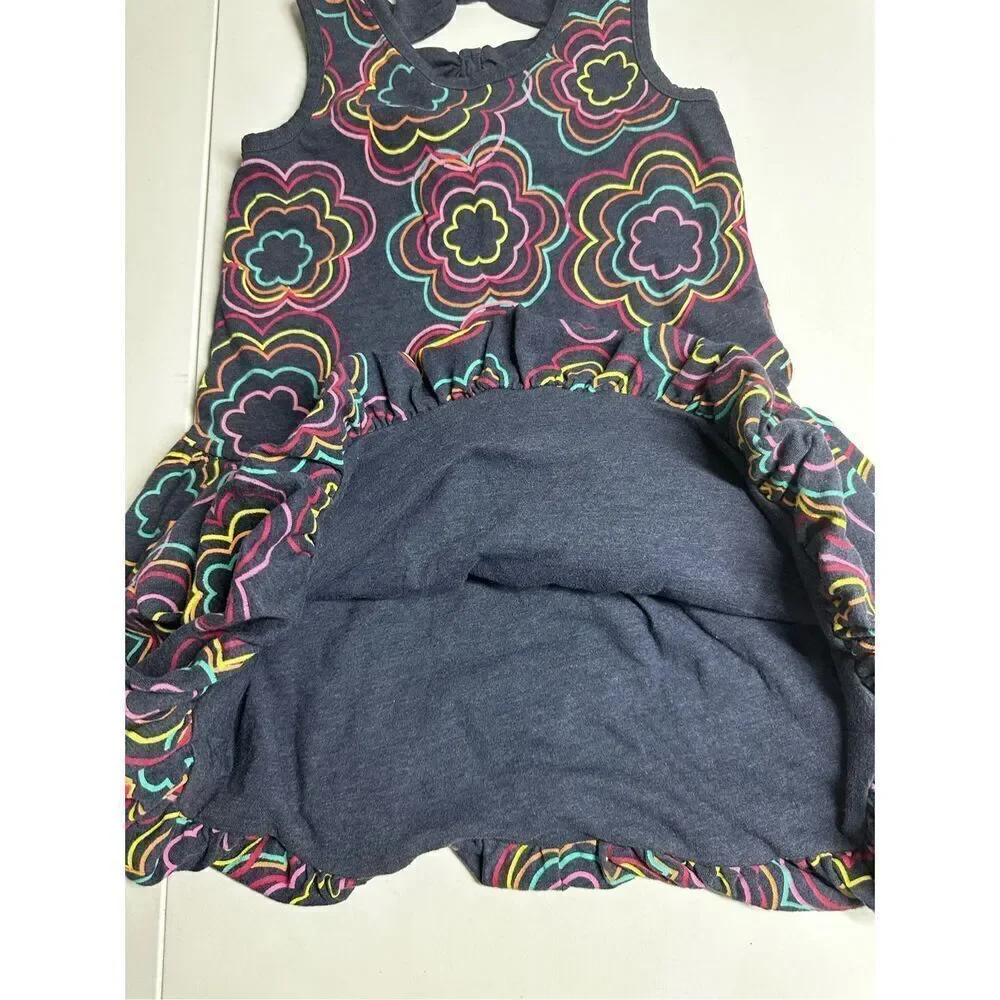 Maggie & Zoe Tank Dress Puffy Skirt Mulicolor Size 5T Cotton Blend